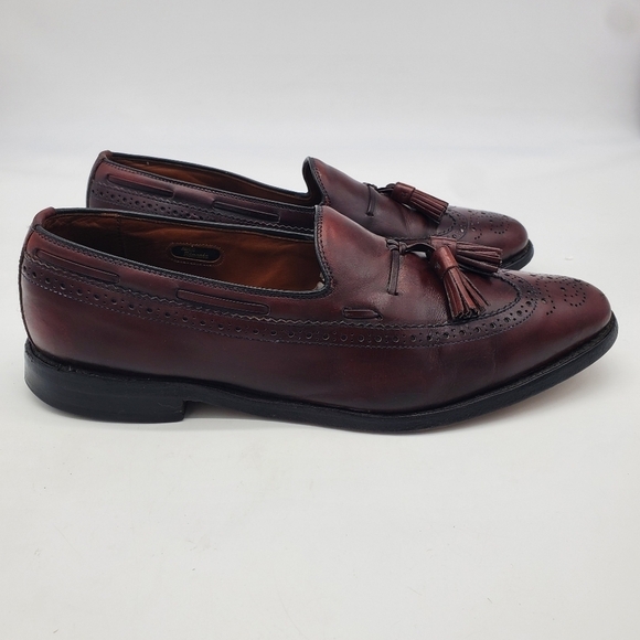 Allen Edmonds Shoes Men 12D Manchester Wingtip Tassel Loafers - Picture 10 of 11